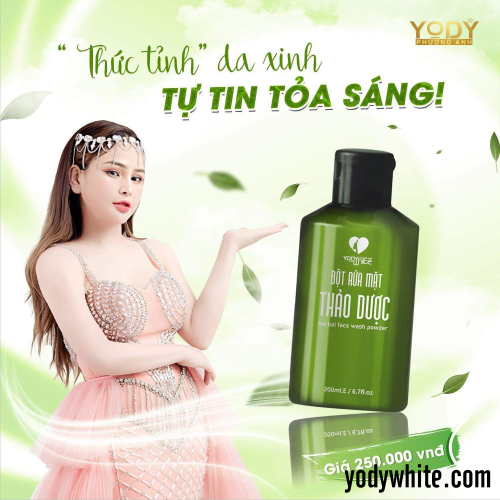 BỘT RỬA MẶT THẢO DƯỢC YODY WHITE PHƯƠNG ANH